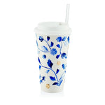 Taormina Blue & Gold Travel Mug