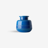 Bright blue vase by Aldo Londi