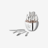 Mood - 24-Piece Silver-Plated Flatware Set