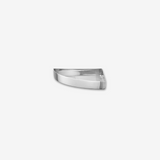 Unity Quarter Circle Tray, Silver - Small