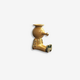 Pinocchietto Candle Holder - Glossy Barley & Gold