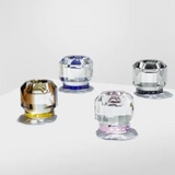 Texas Clear/Cobalt Tealight Holder