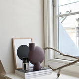 Sphere Vase Bubl, Medio - Red Mahogany