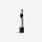 White,Brown & Balck Vase by Nathalie Du Pasquier